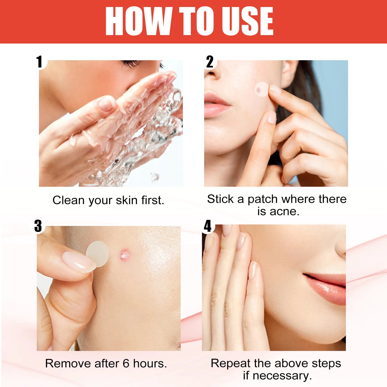 Invisible Hydrogel Acne Patch